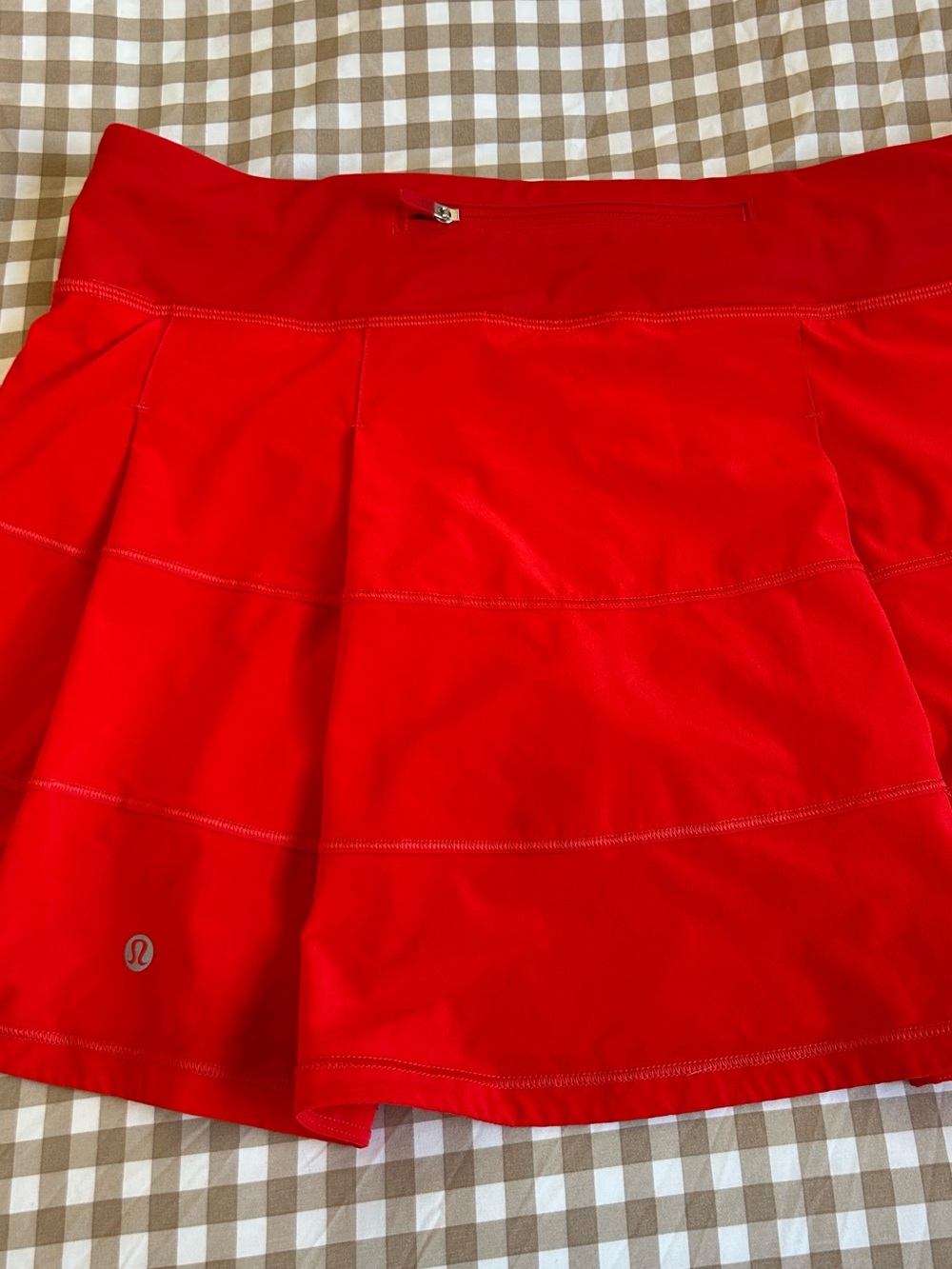 lululemon athletica Women's Red tennis skirt in size 10 - Picture 4 of 10